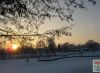 Foto: Heike Benkmann<br>Winterimpression - Sonnenuntergang am Beckersbergsee