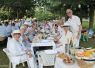 Foto: Heike Benkmann<br>Weißes Dinner vom 19. Juli 2015 am Beckersbergsee