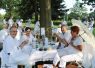 Foto: Heike Benkmann<br>Weißes Dinner vom 19. Juli 2015 am Beckersbergsee