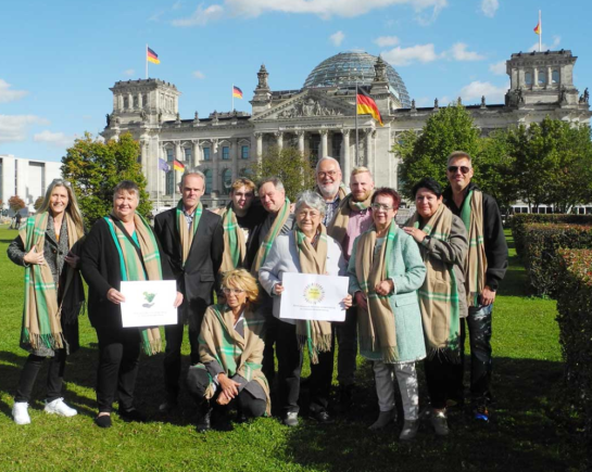 Beirat Inklusion für Menschen mit Behinderung vor dem Berliner Reichstag - 07.10.2022, © Beirat Inklusion, HU