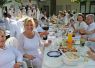 Foto: Heike Benkmann<br>Weißes Dinner vom 19. Juli 2015 am Beckersbergsee