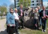 Foto: Heike Benkmann<br>Einweihung des Europagartens am 30.04.2017