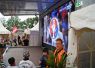 Foto: Heike Benkmann<br>Public Viewing während der Fußball Europameisterschaft 2016 auf dem Marktplatz