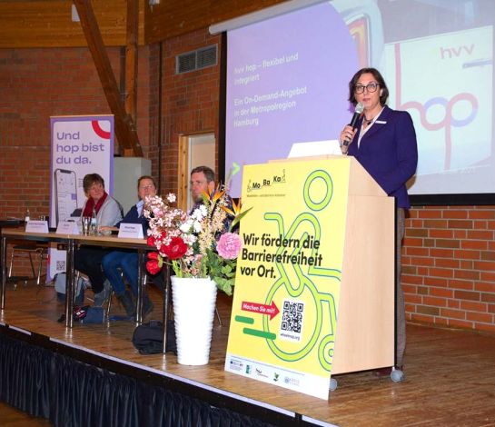 Bürgermeisterin Ulrike Schmidt eröffnete die Veranstaltung