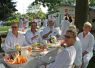 Foto: Heike Benkmann<br>Weißes Dinner vom 19. Juli 2015 am Beckersbergsee