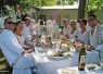 Foto: Heike Benkmann<br>Weißes Dinner vom 19. Juli 2015 am Beckersbergsee