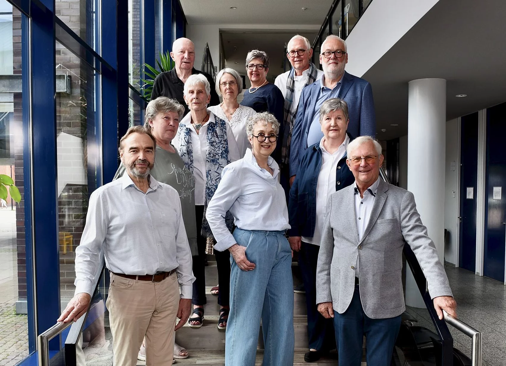 Die Mitglieder des Seniorenbeirats präsentieren sich