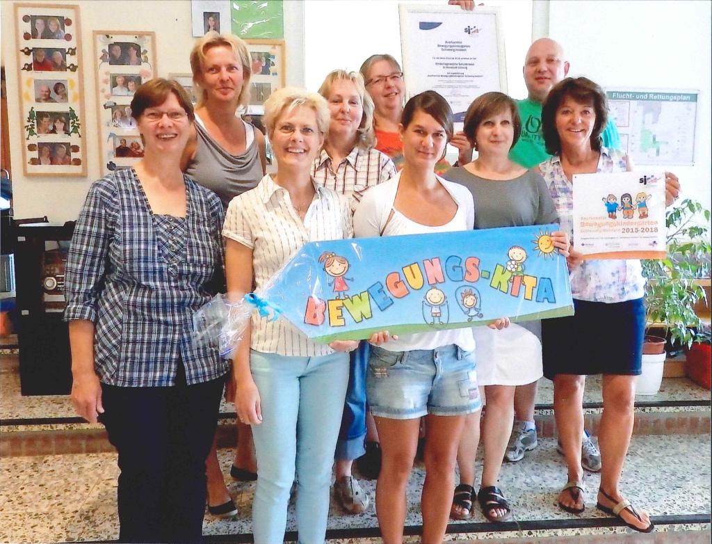 Bewegungskita Schulstraße erhält das Qualitätssiegel - „Anerkannter