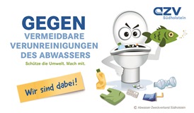 Gegen vermeidbare Verunreinigungen des Wassers – wir sind dabei!