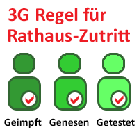 3G-Regel für Rathaus-Zutritt