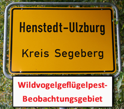 Wildvogelgeflügelpest-Beobachtungsgebiet