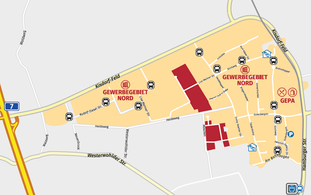 Gewerbegebiet Nord in Henstedt-Ulzburg Gewerbegebiet Nord in Henstedt-Ulzburg